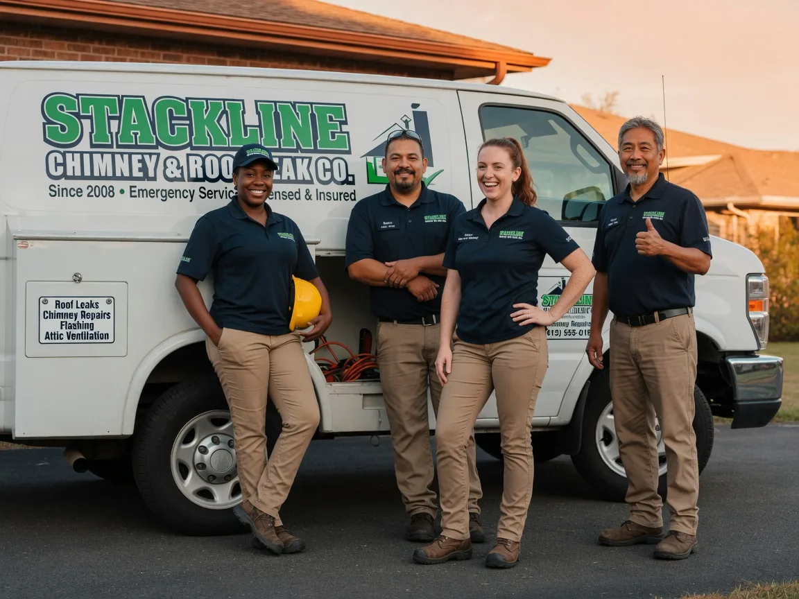 Chimney flashing repair company in Plainville, IL